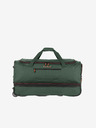 Travelite Dunkelgrüne Travelite Basics Seesack auf Rädern L