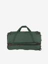 Travelite Dunkelgrüne Travelite Basics Seesack auf Rädern L