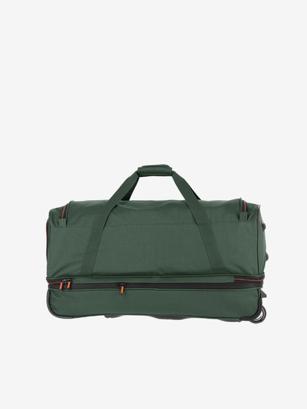 Travelite Dunkelgrüne Travelite Basics Seesack auf Rädern L