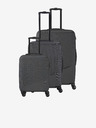 Travelite Dreier-Set Travelite Bali dunkelgraue Reisetaschen S,M,L