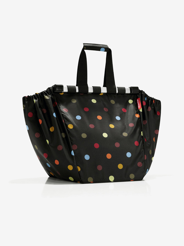 Reisenthel Schwarze Unisex-Polka-Dot-Einkaufstasche Reisenthel Easyshoppingbag