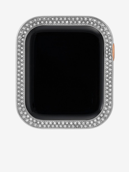 Anne Klein Lünette für Apple Watch mit Kristallen in Silber Anne Klein