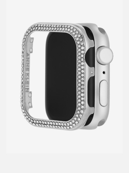 Anne Klein Lünette für Apple Watch mit Kristallen in Silber Anne Klein