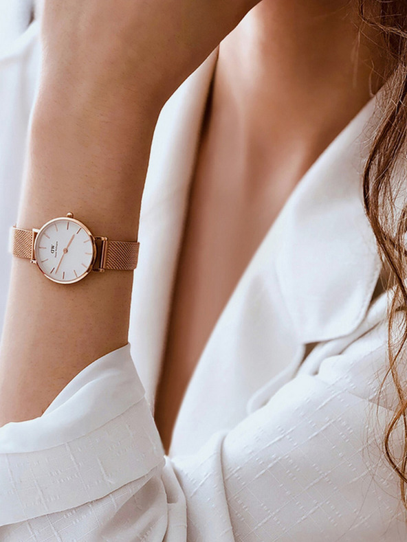Daniel Wellington Daniel Wellington Damenuhr Rose Gold Petite Melrose