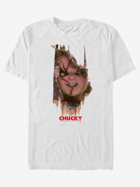 ZOOT.Fan Weißes Unisex-T-Shirt ZOOT.Fan NBCU ITS CHUCKY