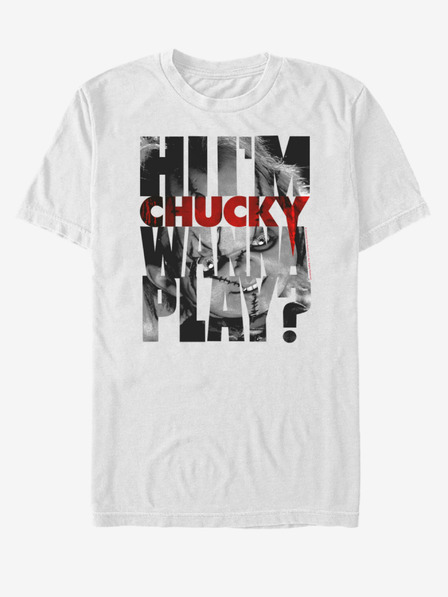 ZOOT.Fan Weißes Unisex-T-Shirt ZOOT.Fan NBCU Wanna Play