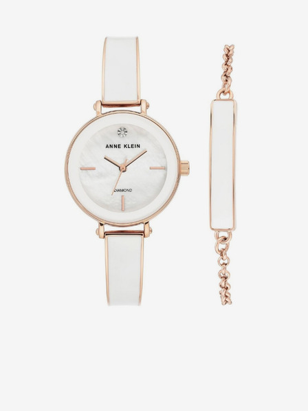 Anne Klein Weiße Anne Klein Damenuhr