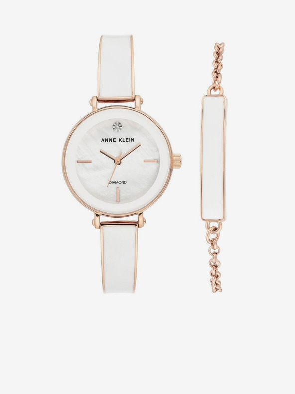 Anne Klein Weiße Anne Klein Damenuhr