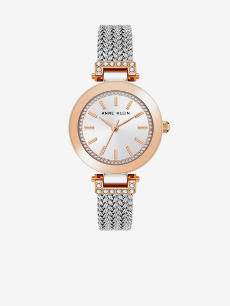 Anne Klein Silberne Damenuhr Anne Klein