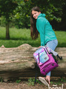 BAAGL  Lila Schulrucksack kubisches Mandala Baagl