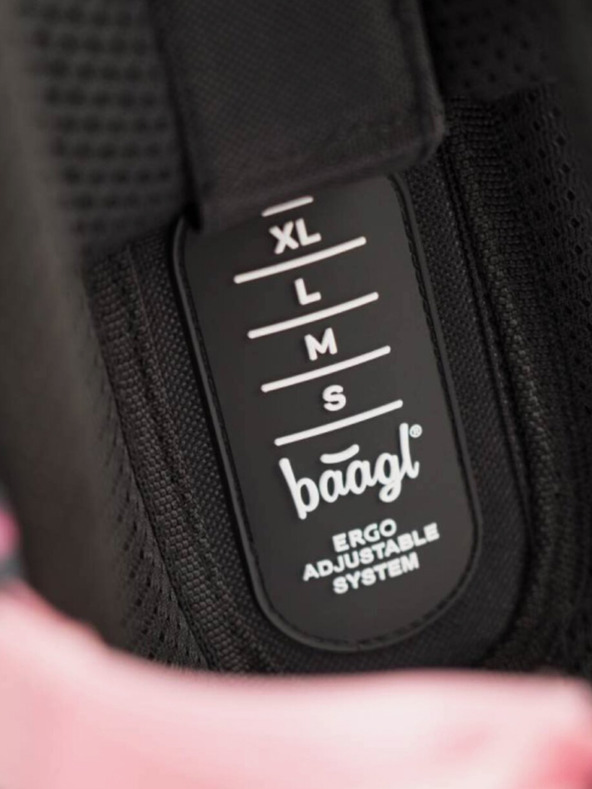 BAAGL  Grauer Schulranzen zippy panda Baagl