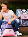 BAAGL  Grauer Schulranzen zippy panda Baagl