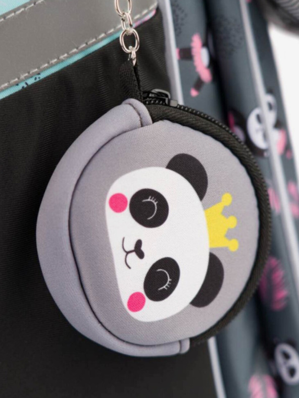 BAAGL  Grauer Schulranzen zippy panda Baagl