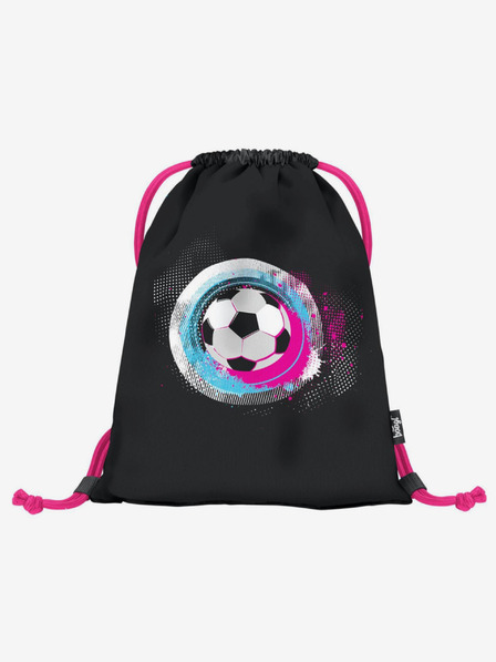 BAAGL  Schwarze Tasche Fußball rosa Baagl