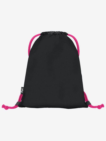BAAGL  Schwarze Tasche Fußball rosa Baagl