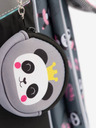 BAAGL  Graues 3er-Set zippy panda: Aktentasche, Federmäppchen, Tasche Baagl