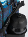 BAAGL  Blaues 3er Set skate structure: Rucksack, Mäppchen, Tasche Baagl