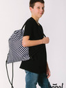 BAAGL  Schwarze Skatetasche - Muster Baagl