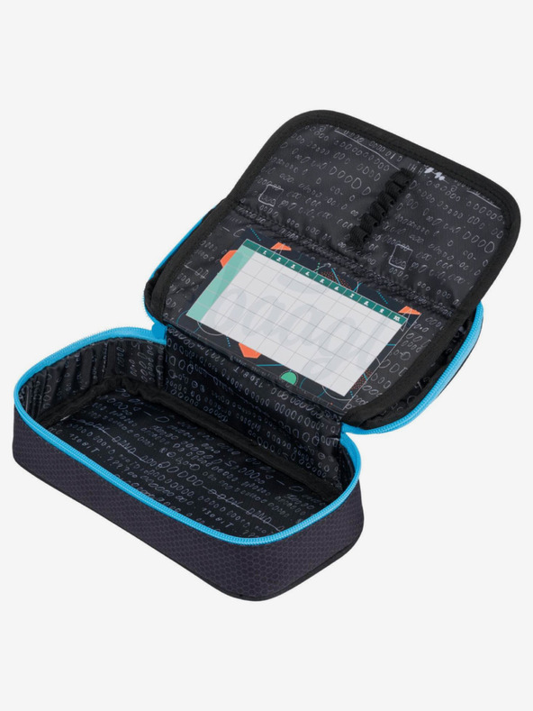 BAAGL  Schwarzes Schulmäppchen skate bluelight Baagl