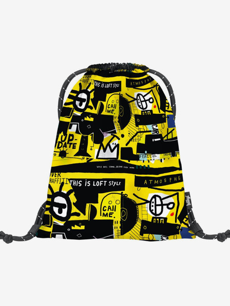BAAGL  Gelbe skate street art Tasche Baagl