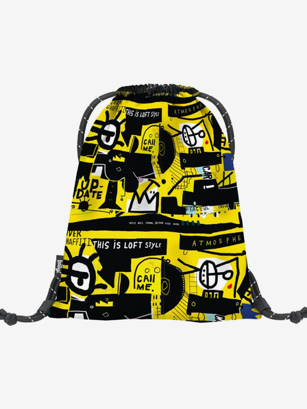 BAAGL  Gelbe skate street art Tasche Baagl