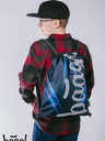 BAAGL  Schwarze Tasche skate bluelight Baagl