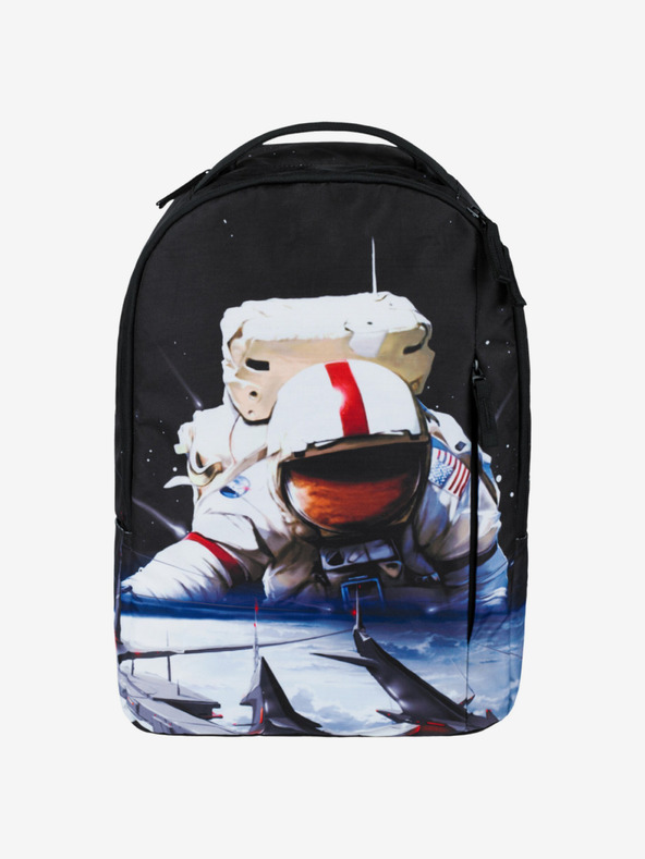 BAAGL  Schwarzer Rucksack Baagl eARTh - Cosmonaut von Caer8th