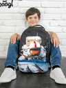 BAAGL  Schwarzer Rucksack Baagl eARTh - Cosmonaut von Caer8th