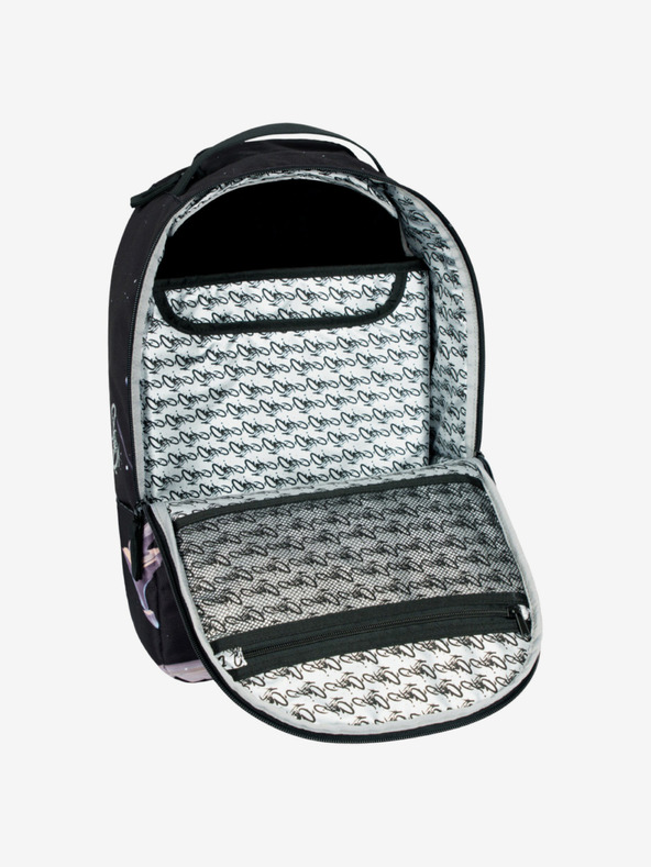 BAAGL  Schwarzer Rucksack Baagl eARTh - Kingfisher by Caer8th