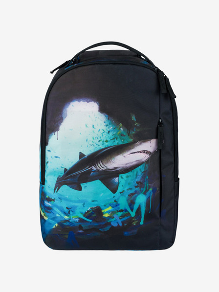 BAAGL  Schwarzer Schulrucksack Baagl eARTh - Hai von Lukero