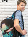 BAAGL  Schwarzer Schulrucksack Baagl eARTh - Hai von Lukero