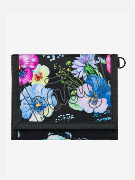 BAAGL  Schwarzes Portemonnaie Baagl Flowers