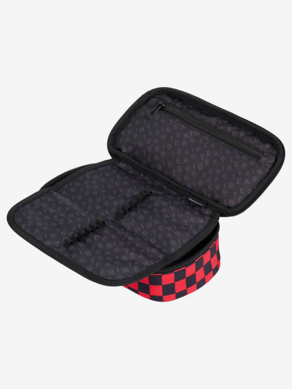 BAAGL  Schwarzes Schulset Skate Rucksack, Mäppchen und Tasche Baagl Teribear