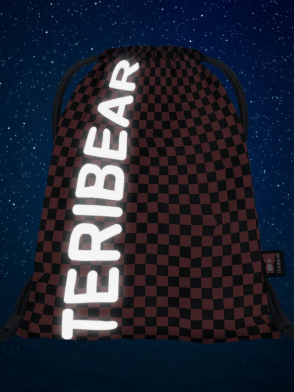 BAAGL  Schwarzes Schulset Skate Rucksack, Mäppchen und Tasche Baagl Teribear