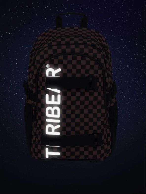 BAAGL  Schwarzes Schulset Skate Rucksack, Mäppchen und Tasche Baagl Teribear