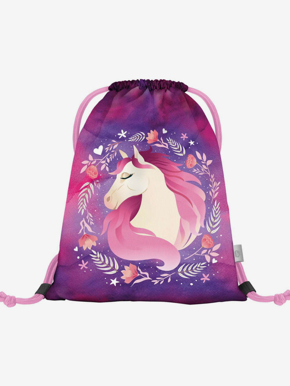 BAAGL  Lila Schulset Ergo - Aktentasche, Federmäppchen, Tasche Baagl Horse