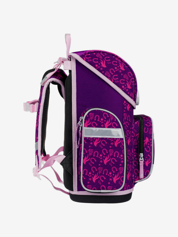 BAAGL  Lila Schulset Ergo - Aktentasche, Federmäppchen, Tasche Baagl Horse