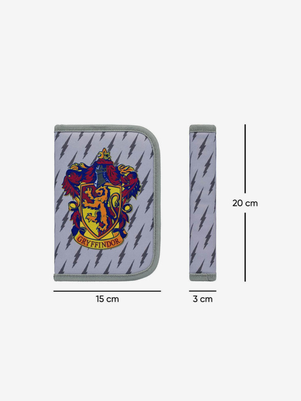 BAAGL  Lila Schulmäppchen einreihig Baagl Harry Potter Gryffindor