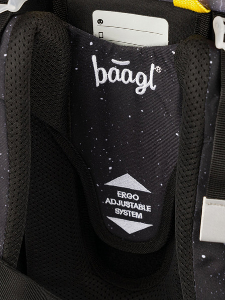 BAAGL  Schwarzer Schulranzen Ergo Baagl Batman Storm