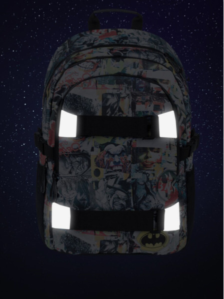 BAAGL  Schwarzer Schulrucksack Baagl Skate Batman Comics