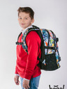 BAAGL  Schwarzer Schulrucksack Baagl Skate Batman Comics