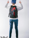 BAAGL  Schwarzer Schulrucksack Baagl eARTh Batman Red