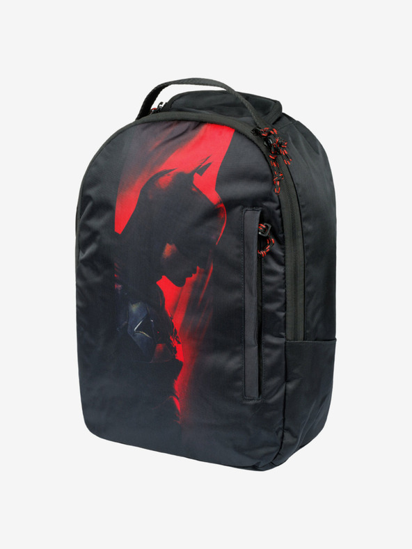 BAAGL  Schwarzer Schulrucksack Baagl eARTh Batman Red