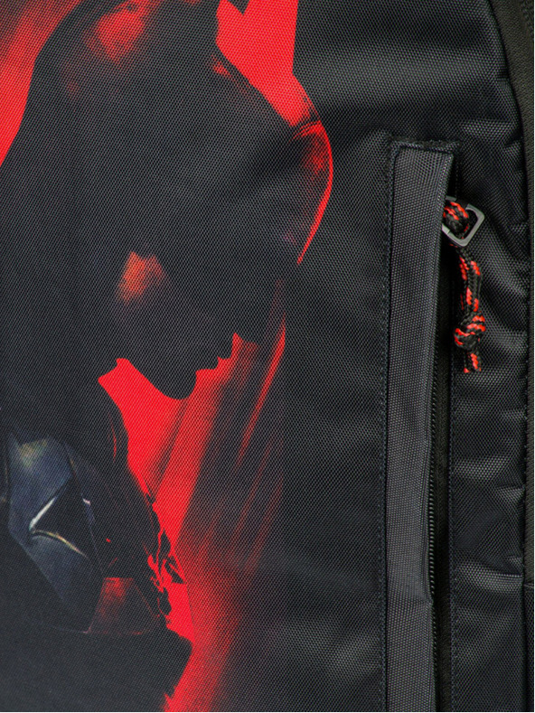 BAAGL  Schwarzer Schulrucksack Baagl eARTh Batman Red