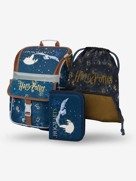 BAAGL  Lila Schulset - Aktentasche, Federmäppchen, Tasche Baagl Zippy Harry Potter Hogwarts