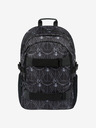 BAAGL  Schwarzes Schulset - Rucksack, Etui, Tasche Baagl Skate Harry Potter Deathly Hallows