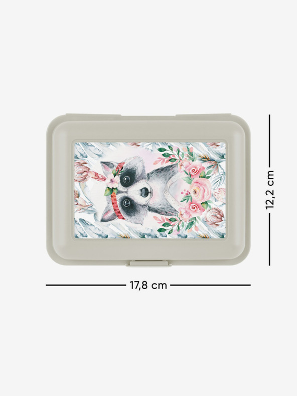 BAAGL  Beige Baagl Waschbär Brotzeitbox