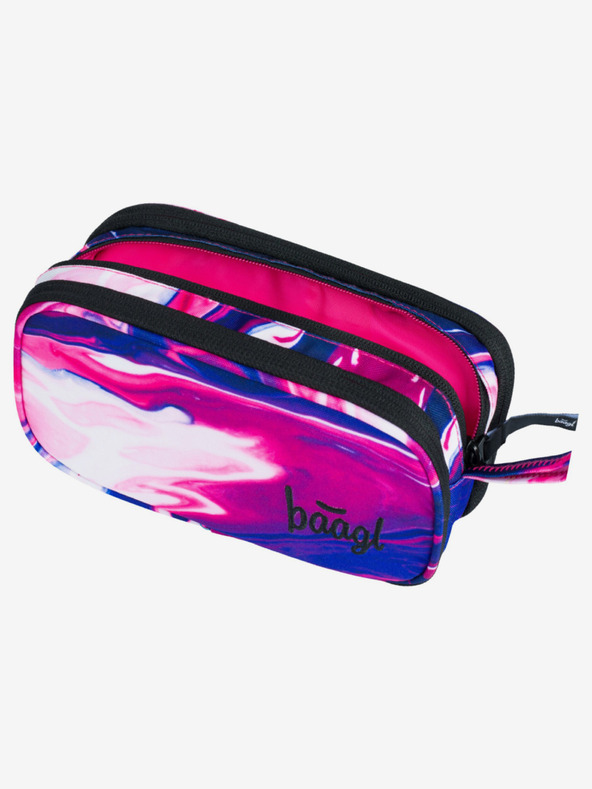 BAAGL  Lila Studentenmäppchen Baagl Pflaume