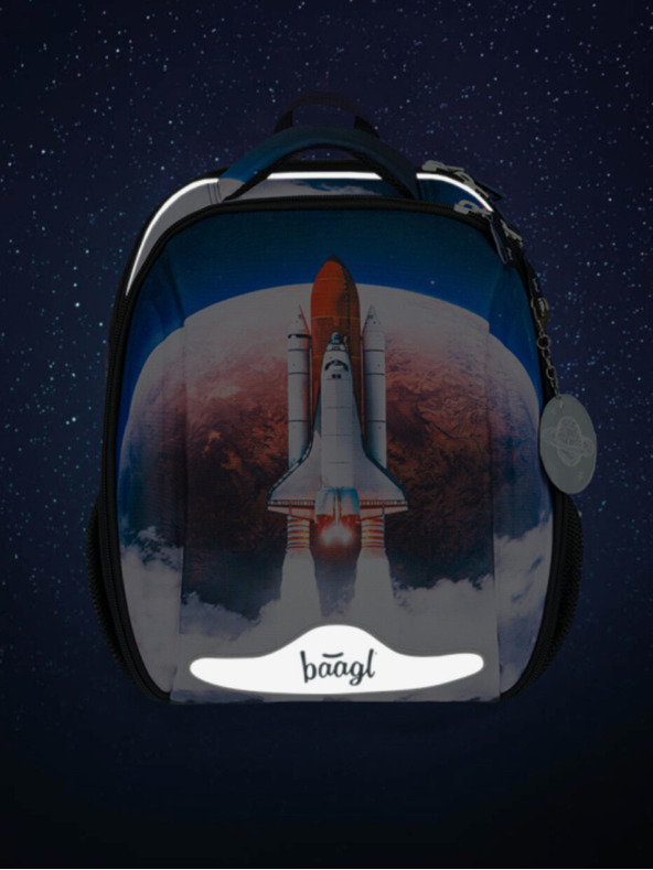 BAAGL  Blauer Schulranzen Baagl Shelly Space Shuttle