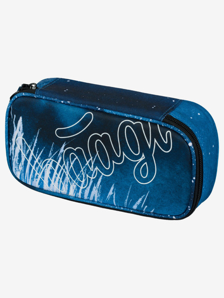 BAAGL  Blaues Schulmäppchen Baagl Skate Steel
